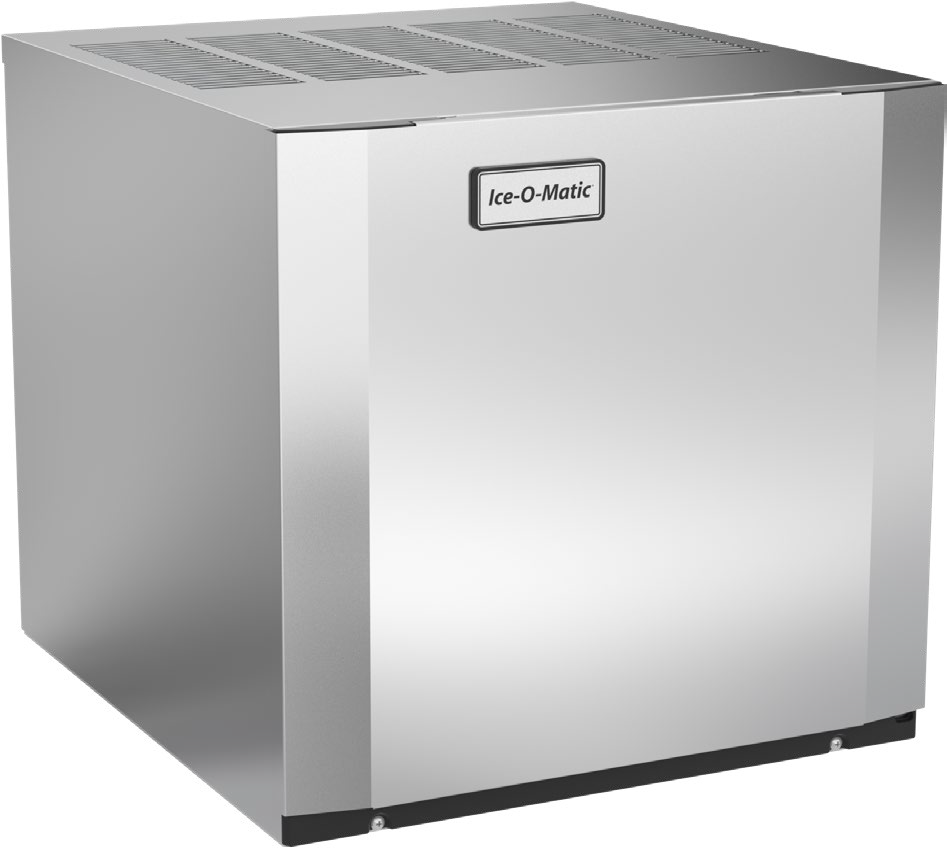 Ice-O-Matic CIM0520FA90 cube ice machine head, front angle view