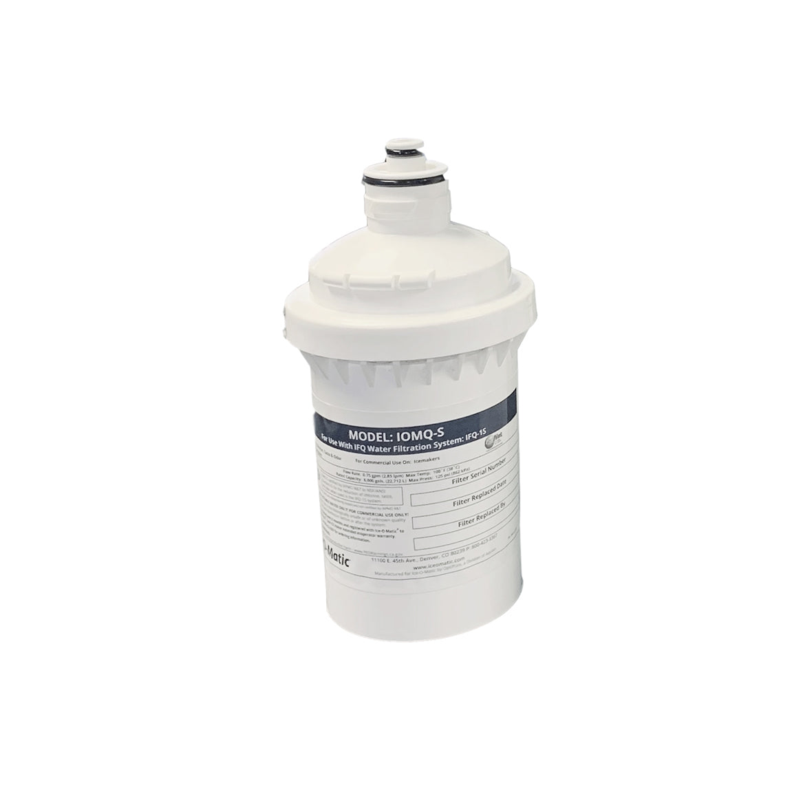 Ice-O-Matic IOMQ-S replacement water filter cartridge