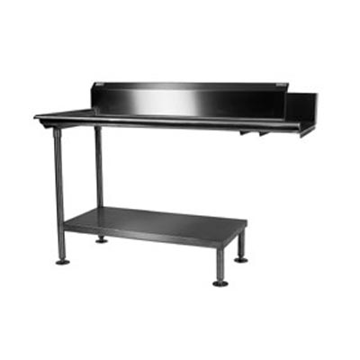 John Boos CDT6-LS120SSK 113" Dishtable Undershelf w/ 24-1/8"D, 14/300 Stainless Steel Shelf