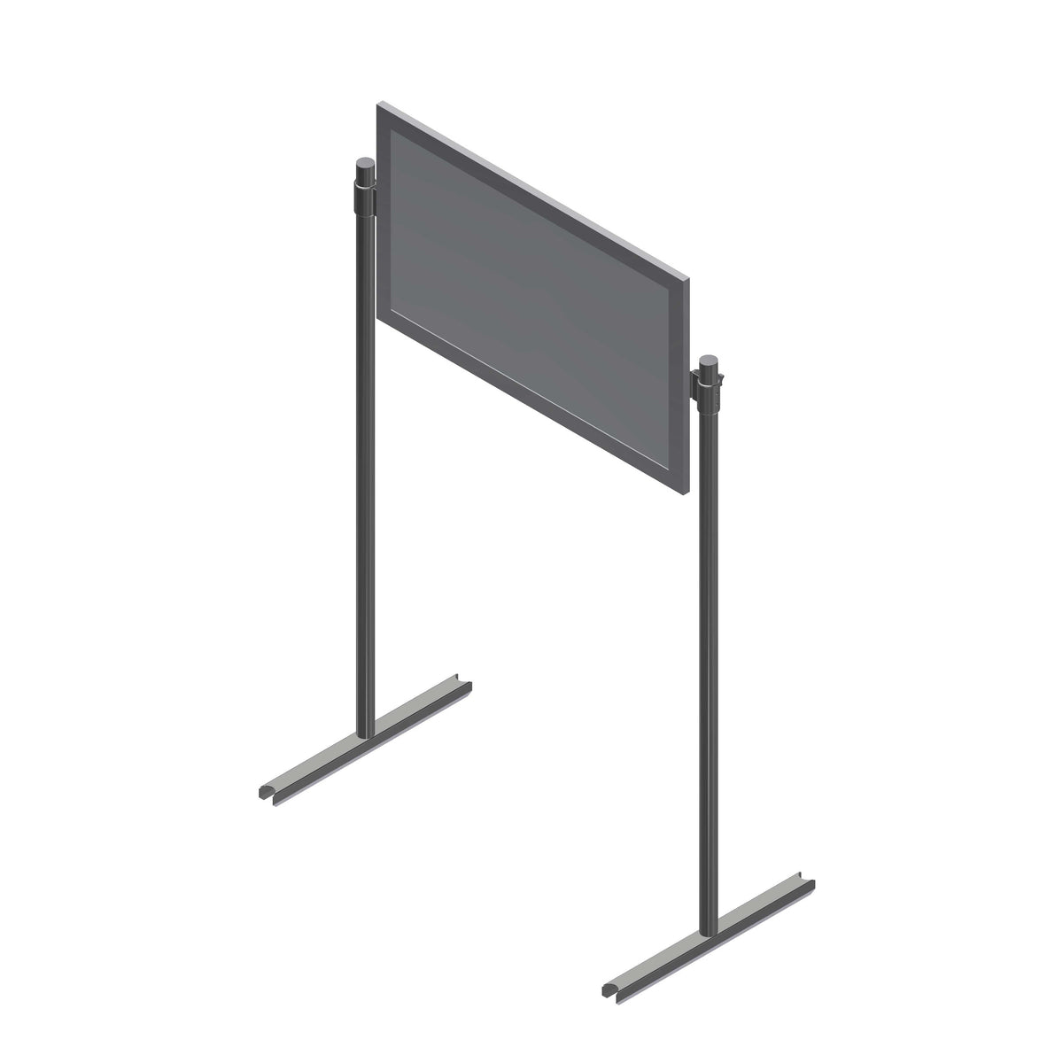 John Boos DM-60-S30 Demo Mirror, Table Mounted, 49-1/4"W X 22-1/2"H