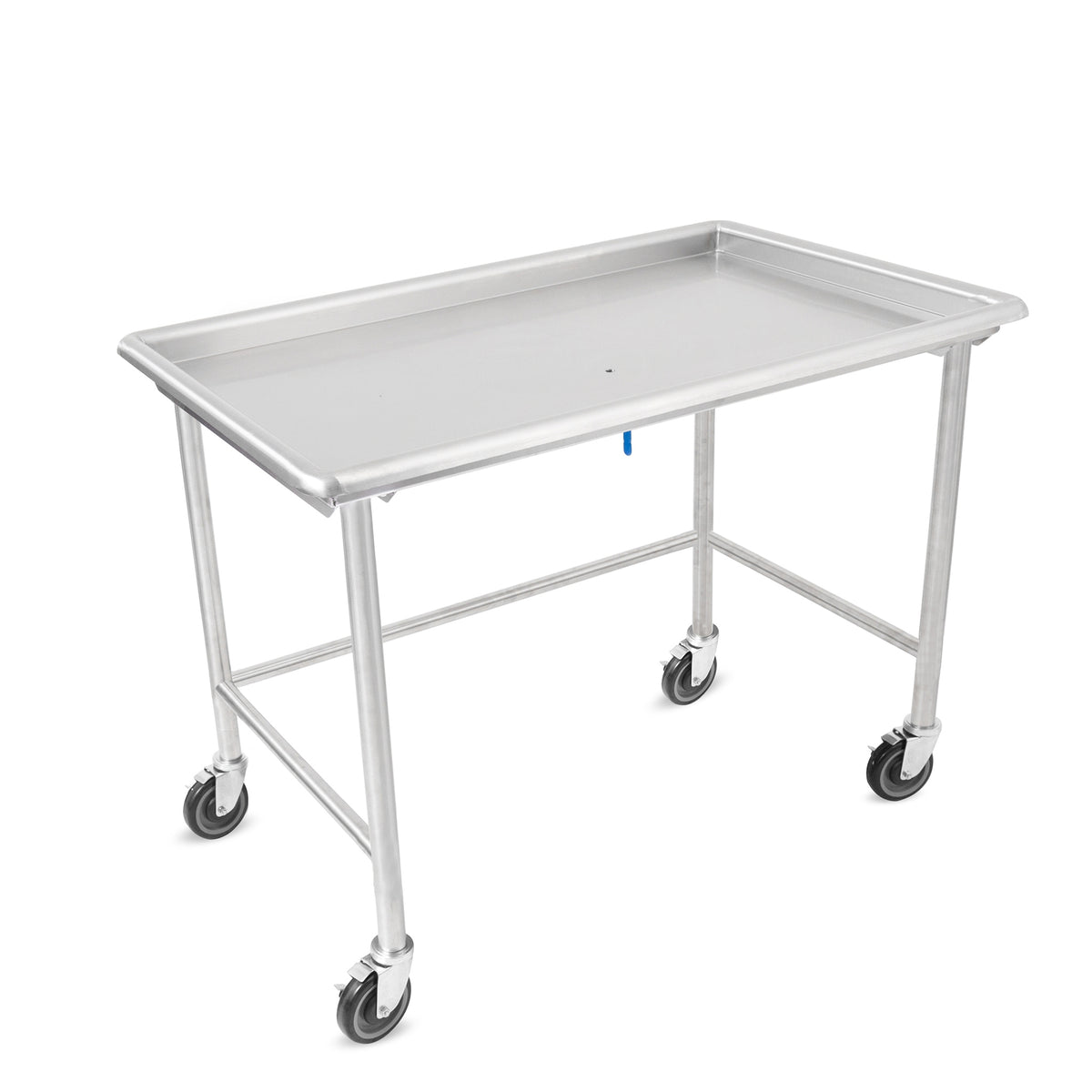 John Boos DST6-3049SBW-C 48" Dishtable Sorting Table w/ 2-1/4" Raised Edge, 5" Casters