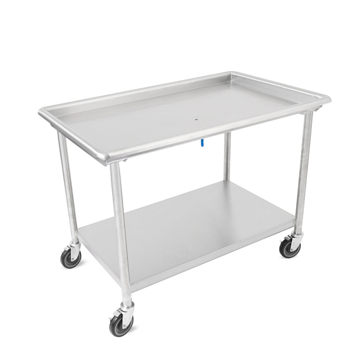 John Boos DST6-3073SSW-C 72" Dishtable Sorting Table w/ 2-1/4" Raised Edge, Legs & Undershelf