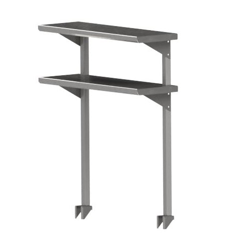 John Boos OSC26FK-1284 Overshelf, Cantilevered, Double, 84"W X 12"D