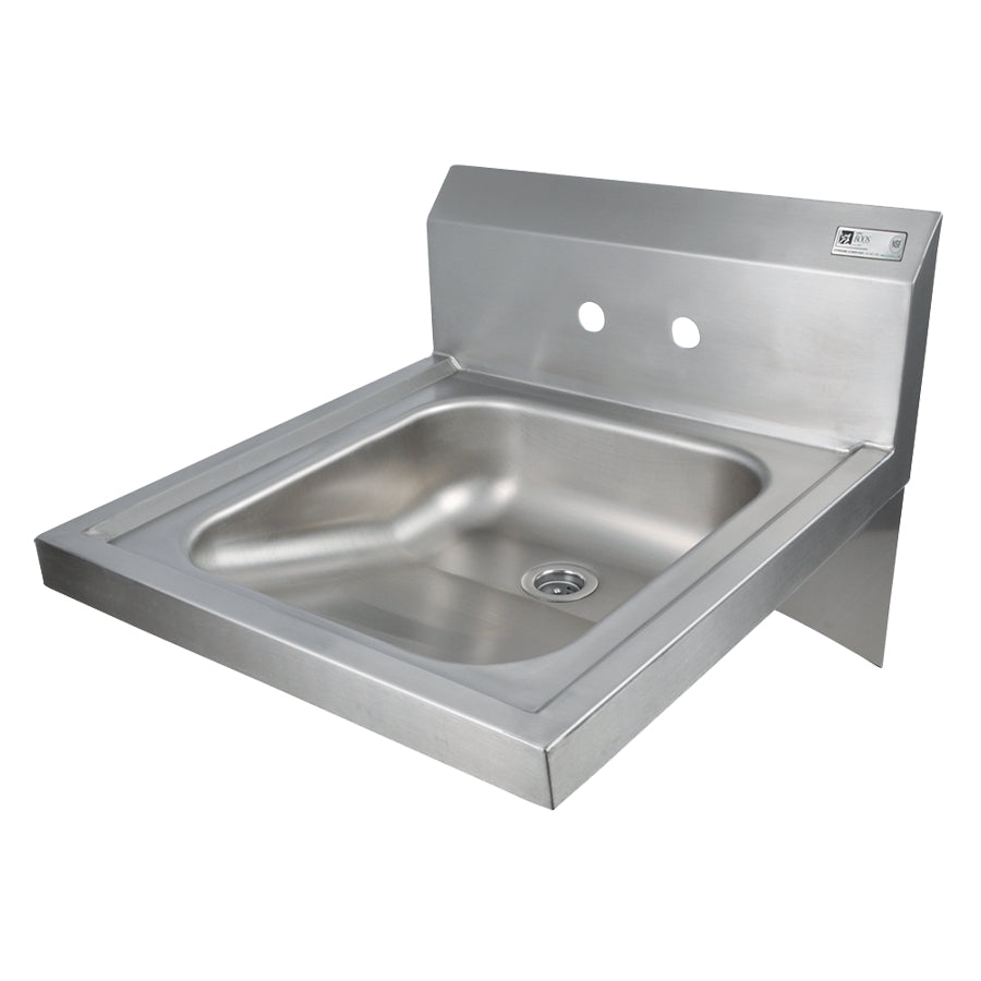 John Boos PBHS-W-1416ADAS 20" Wall Mounted Hand Sink without Faucet