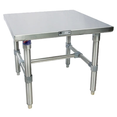 John Boos S16MS08-X Machine Stand, Open Base, 20" W X 30" L X 20" H