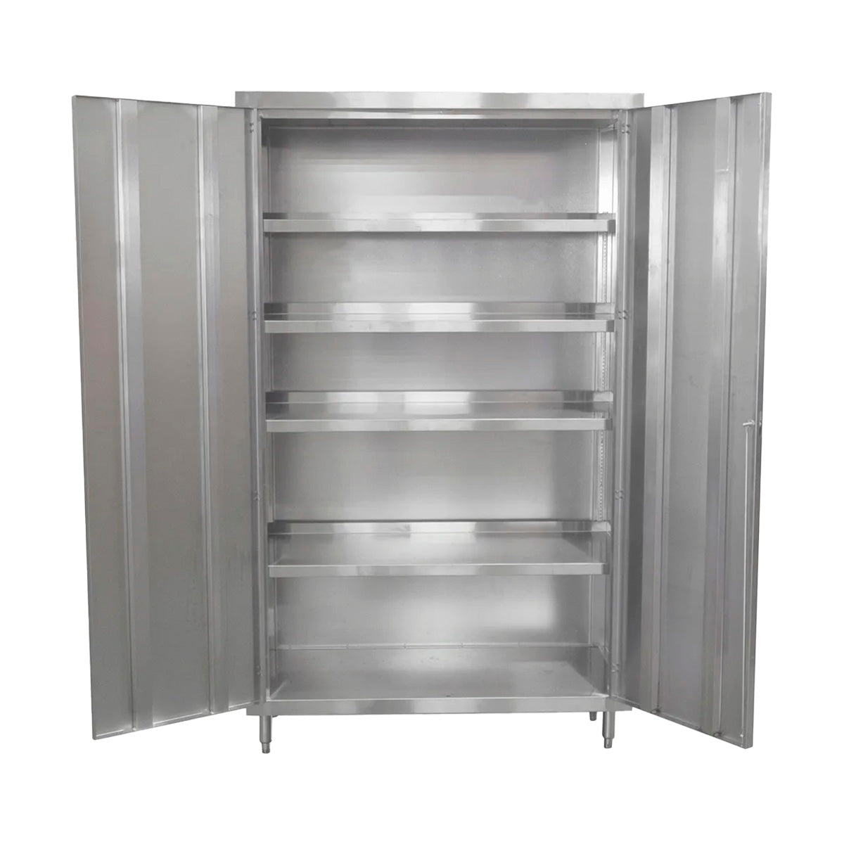 John Boos TCH-224884 Stainless Steel Storage Cabinet - w/ (2) Doors, (4) Shelves