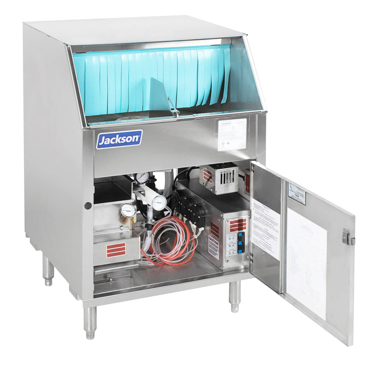 Jackson WWS DELTA 115 25" Rotary Undercounter Glasswasher, Low Temp - 1200 Glass/Hr -115V