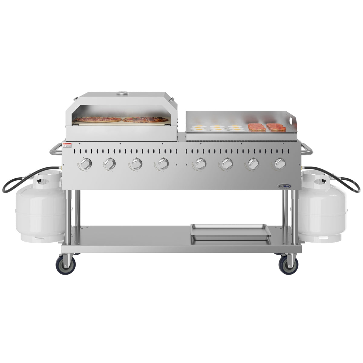 KoolMore CGKIT6-G30P30 60-Inch Outdoor Kitchen Propane Grill — 8 Burners