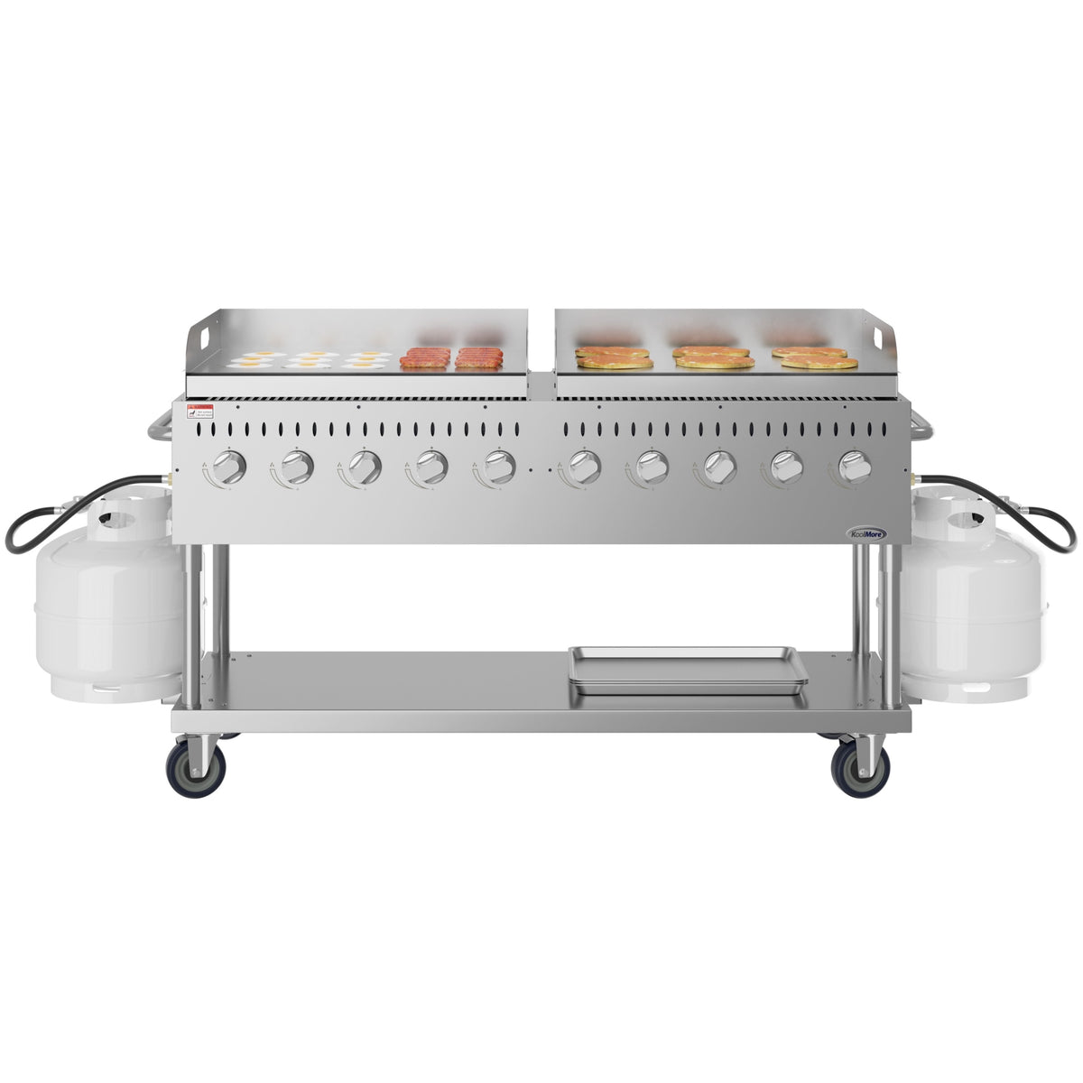 KoolMore CGKIT7-G36G36 72-Inch Outdoor Kitchen Propane Grill — 10 Burners