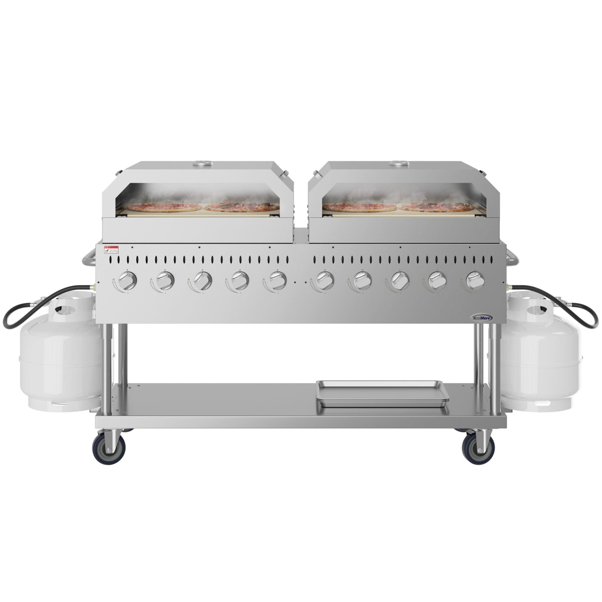 KoolMore CGKIT7-P36P36 72-Inch Outdoor Kitchen Propane Grill — 10 Burners