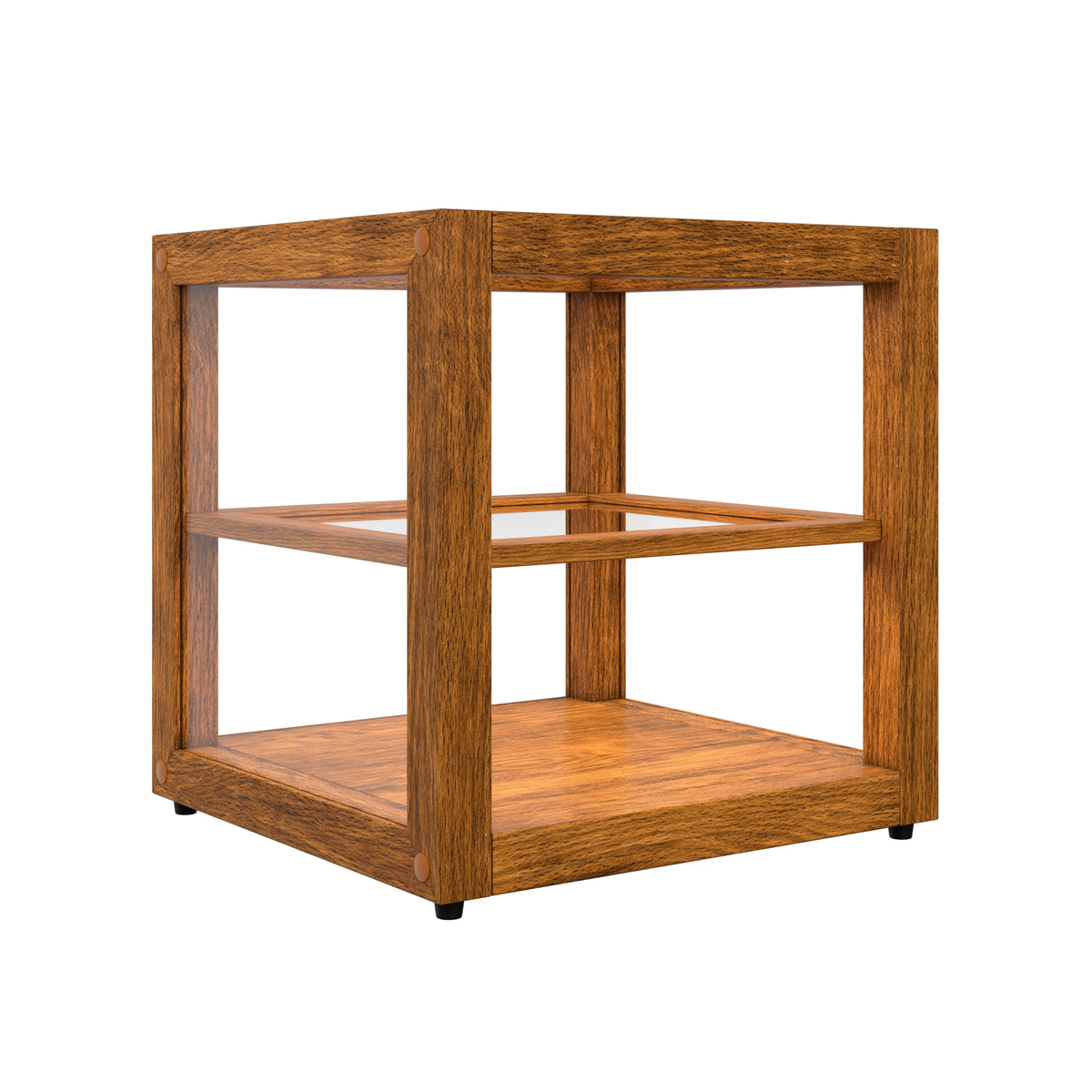 KoolMore KM-BDW-15L 15-Inch Non-Refrigerated Wooden Display Case