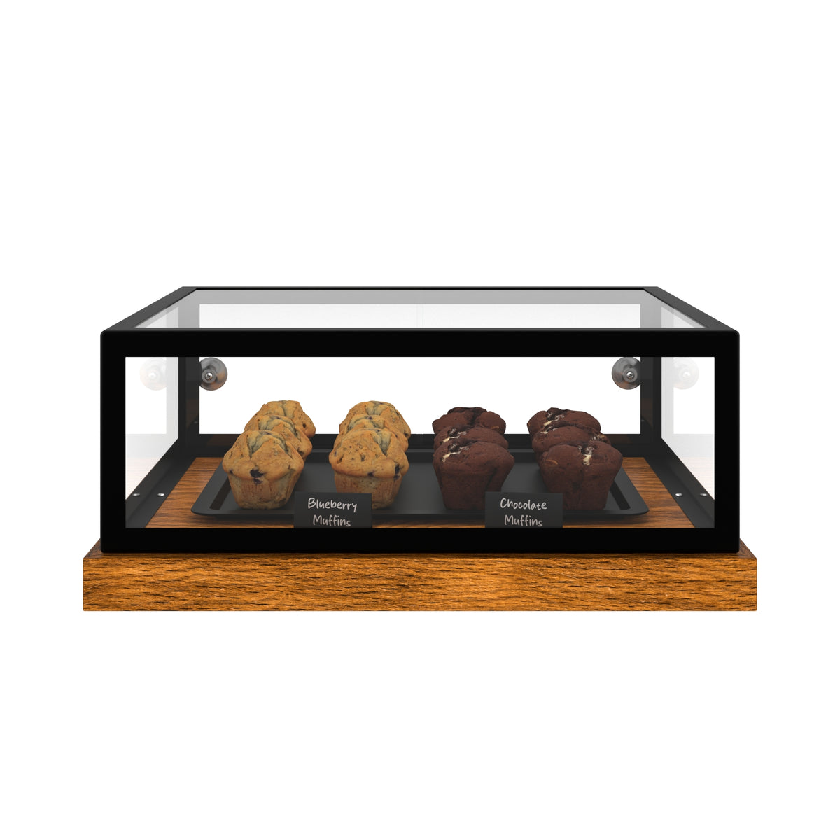 KoolMore KM-BDW-20MUF 20-Inch Non-Refrigerated Wooden Display Case