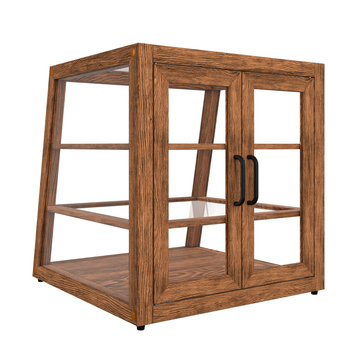 KoolMore KM-BDW-21SLD 21-Inch Non-Refrigerated Wooden Display Case