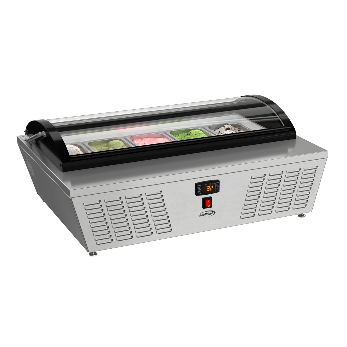 KoolMore KM-CGDR-5P 39-Inch Ice Cream Display Freezer