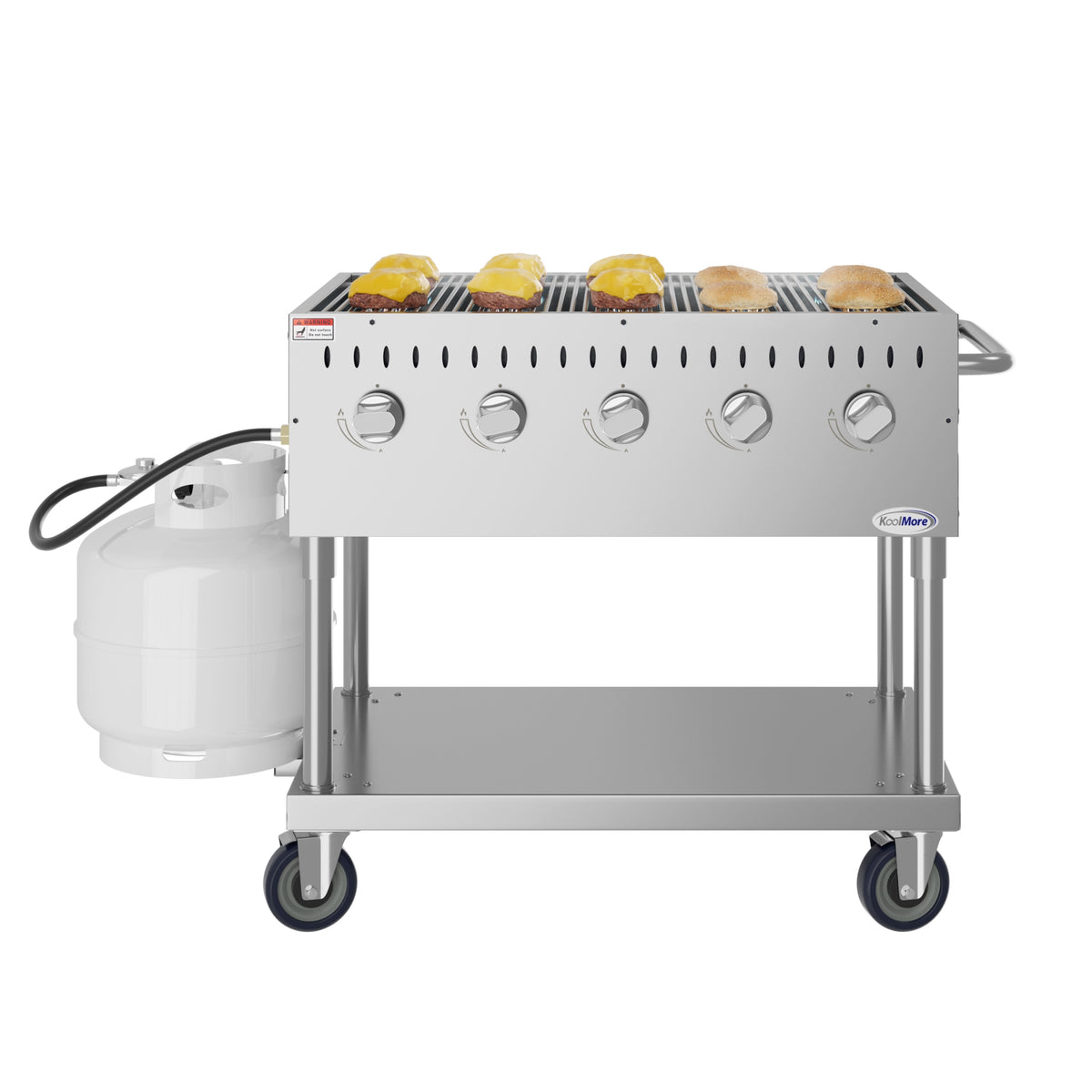 KoolMore KM-CGM-36 36-Inch Outdoor Kitchen Grill — 5 Burners