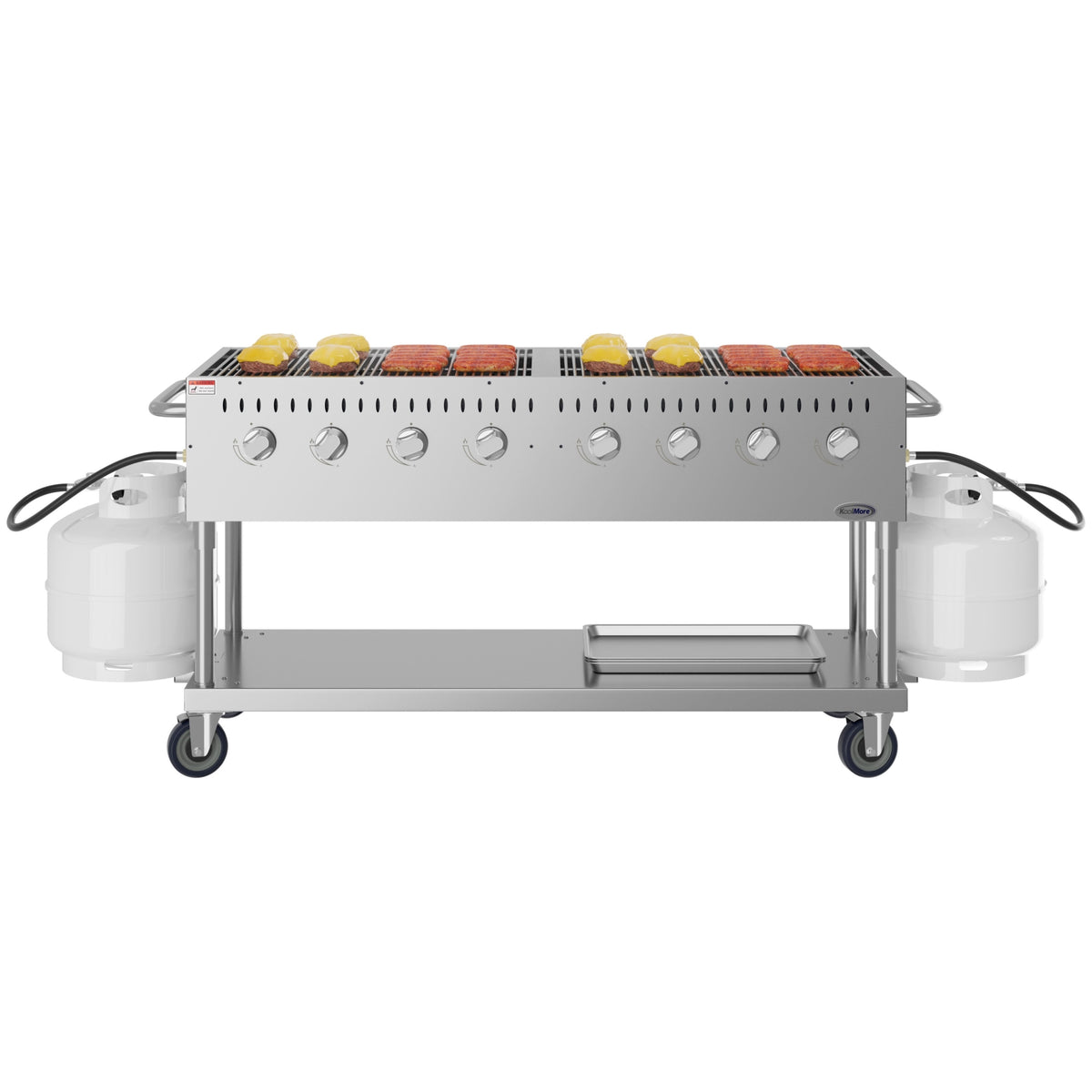 KoolMore KM-CGM-60 60-Inch Outdoor Kitchen Propane Grill — 8 Burners