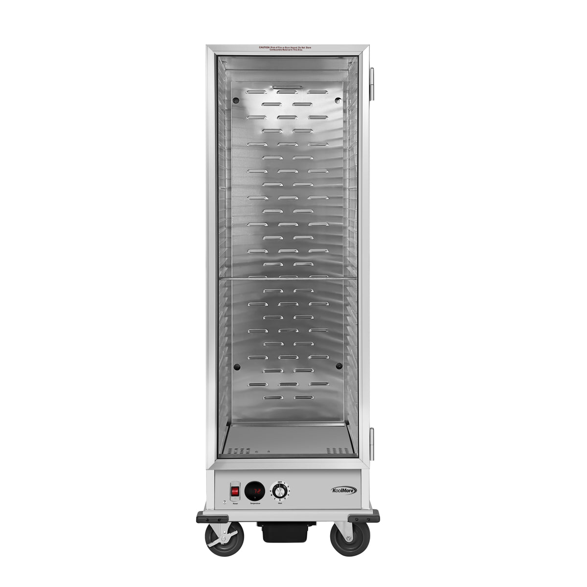 KoolMore KM-CH36-SNGL 33-Inch Proofing Cabinet — 1 Door, Silver