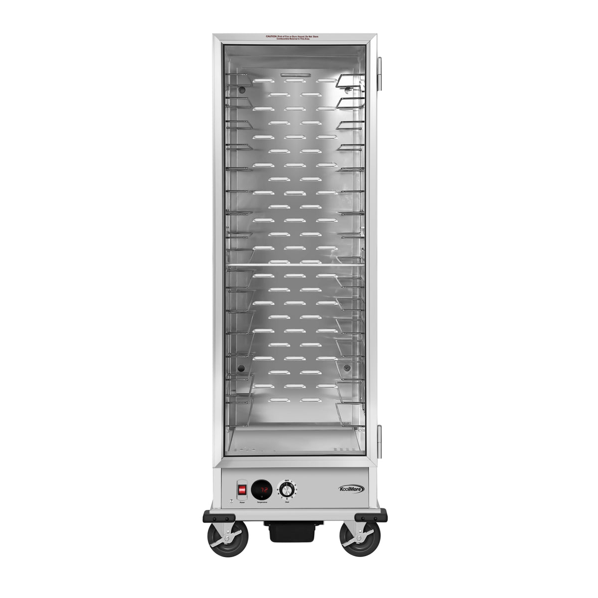 KoolMore KM-CH36-WNGL 33-Inch Proofing Cabinet — 1 Door, Silver