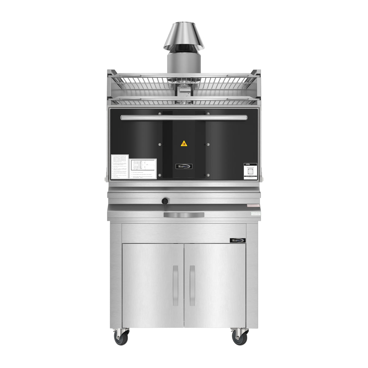 KoolMore KM-CHO35-SS-TRB 35-Inch Charcoal Oven