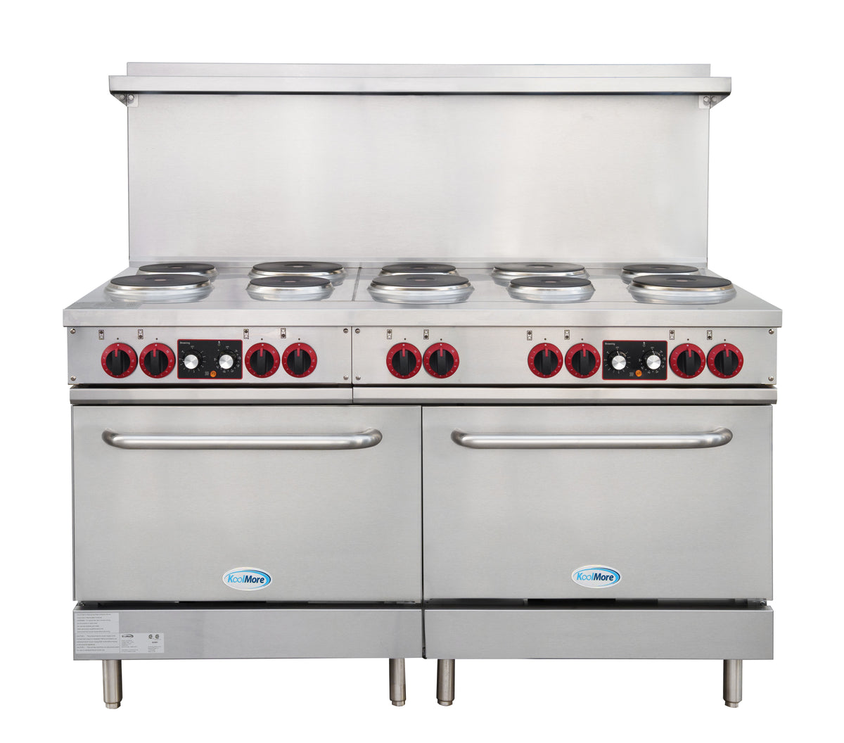 KoolMore KM-CR60-E 60-Inch Electric Range — 10 Burners