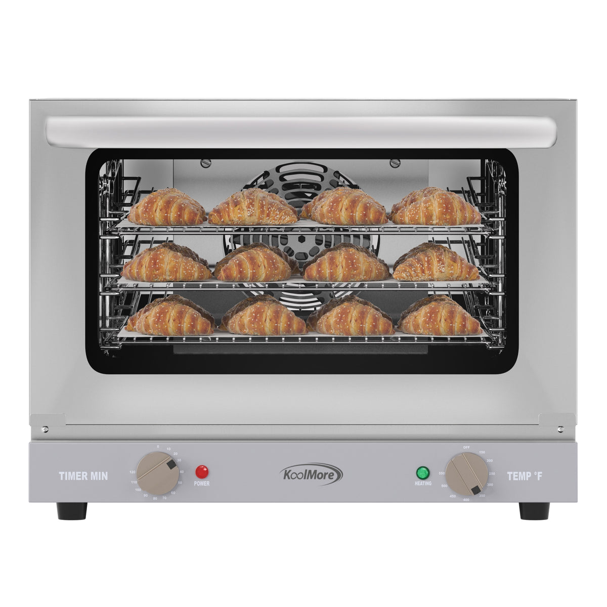 KoolMore KM-CTCO-08 19-Inch Convection Oven — 0.8 cu. ft., Stainless-Steel