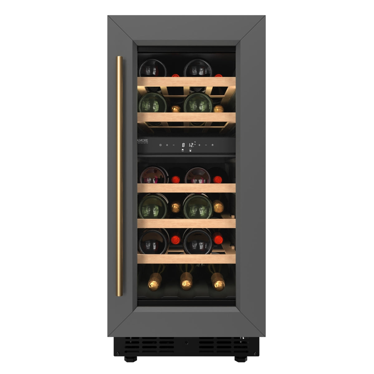 KoolMore KM-CW28DZ-WPR Wine Cooler — 1 Door, Black