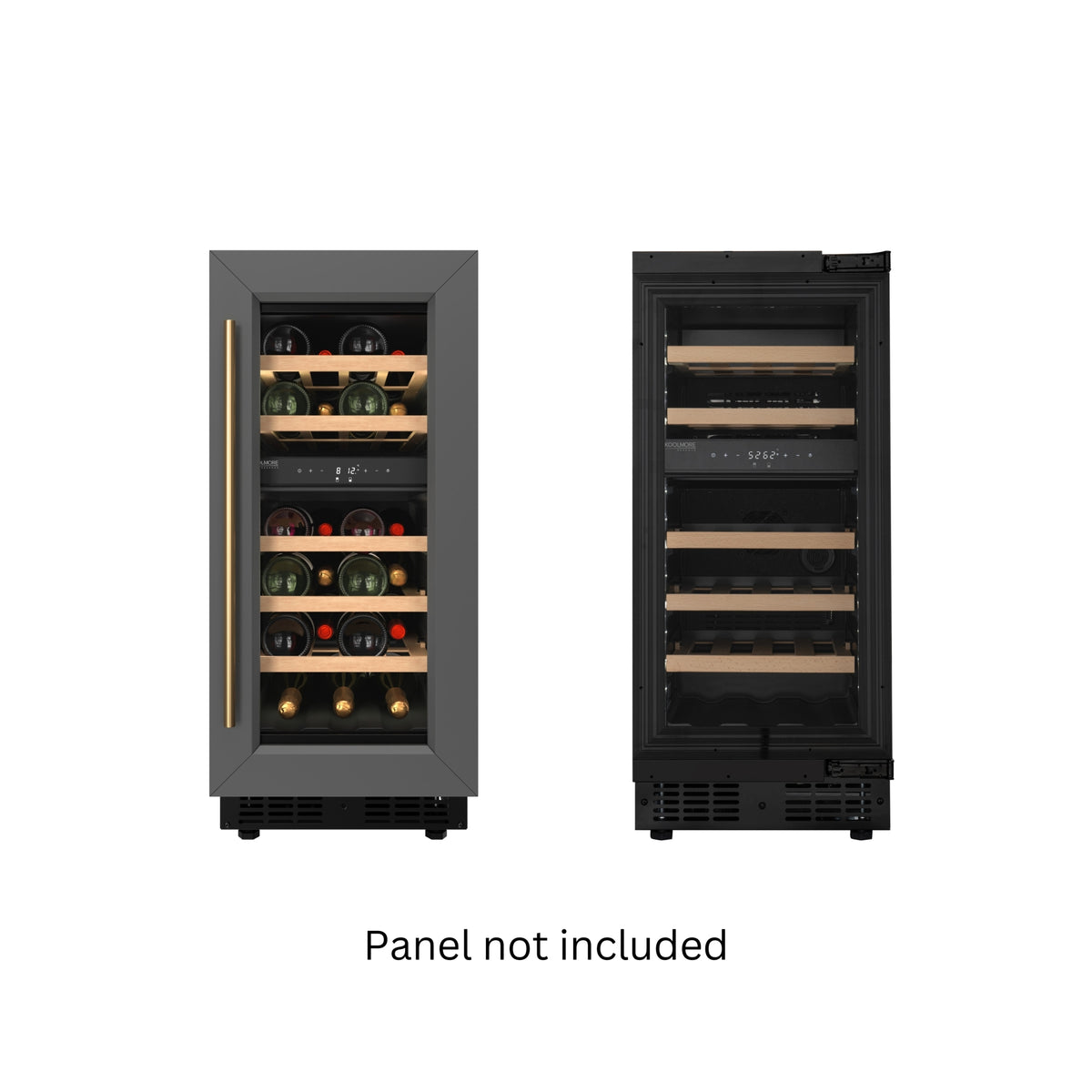 KoolMore KM-CW28DZ-WPR Wine Cooler — 1 Door, Black