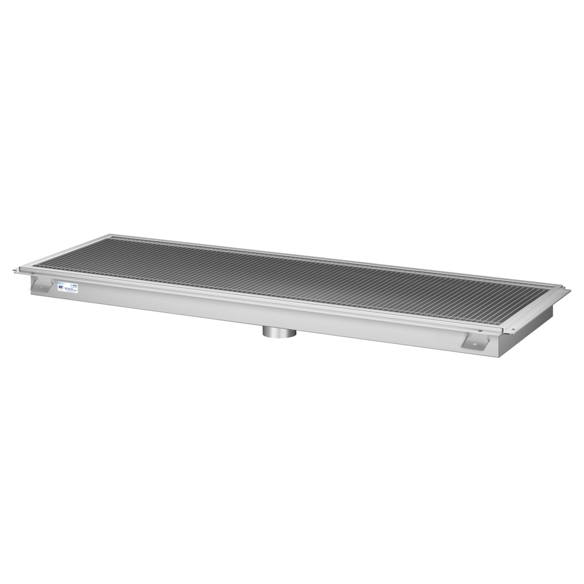 KoolMore KM-FTG-1836 18 x 36-Inch Stainless Steel Floor Trough Drain — Stainless-Steel