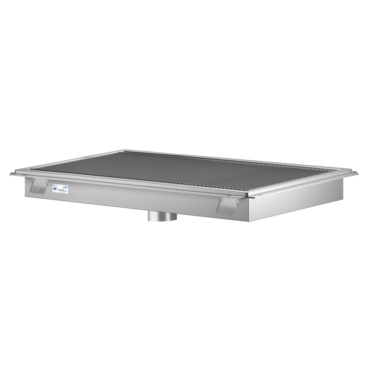 KoolMore KM-FTG-1884 18 x 84-Inch Stainless Steel Floor Trough Drain — Stainless-Steel