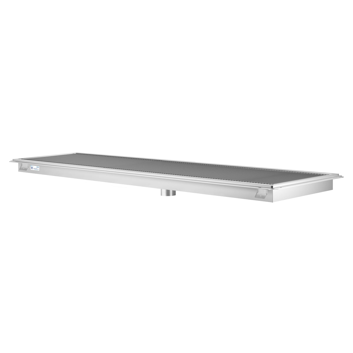 KoolMore KM-FTG-2436 24 x 36-Inch Stainless Steel Floor Trough Drain — Stainless-Steel