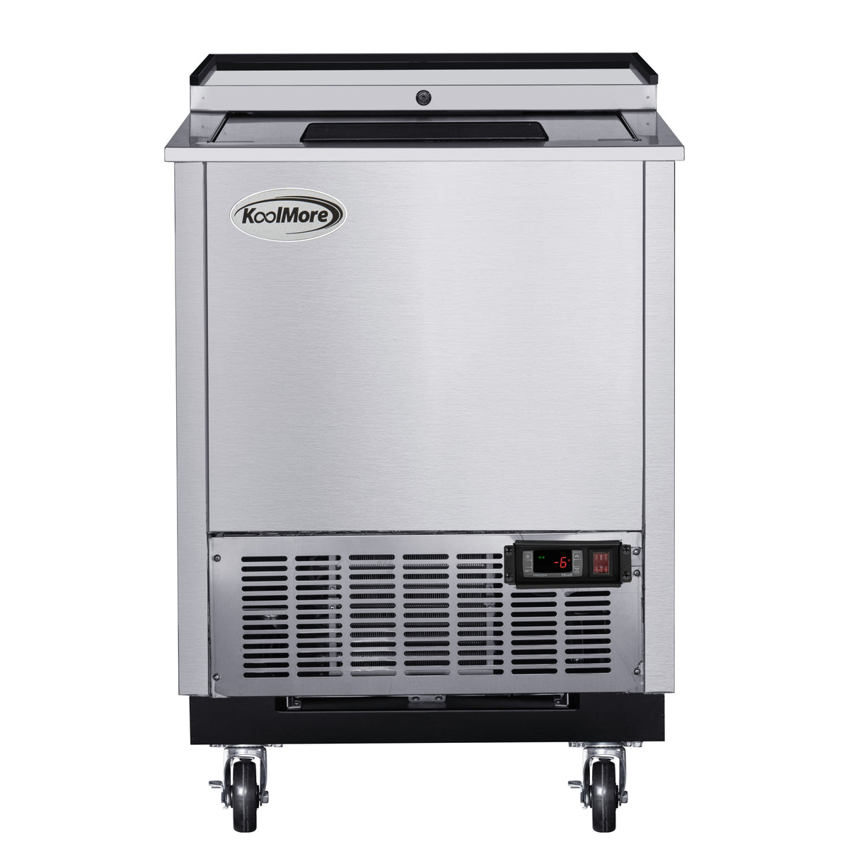 KoolMore KM-GF25-SS 25-Inch Glass Froster — 5 cu. ft.