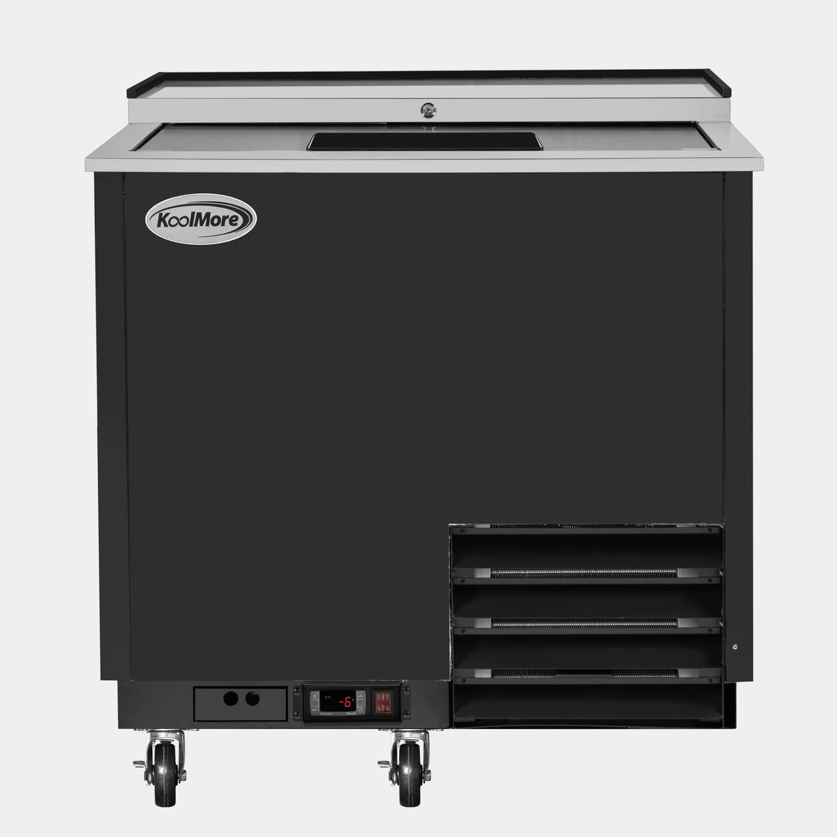 KoolMore KM-GF36-BK 36-Inch Glass Froster — 9 cu. ft., 1 Door