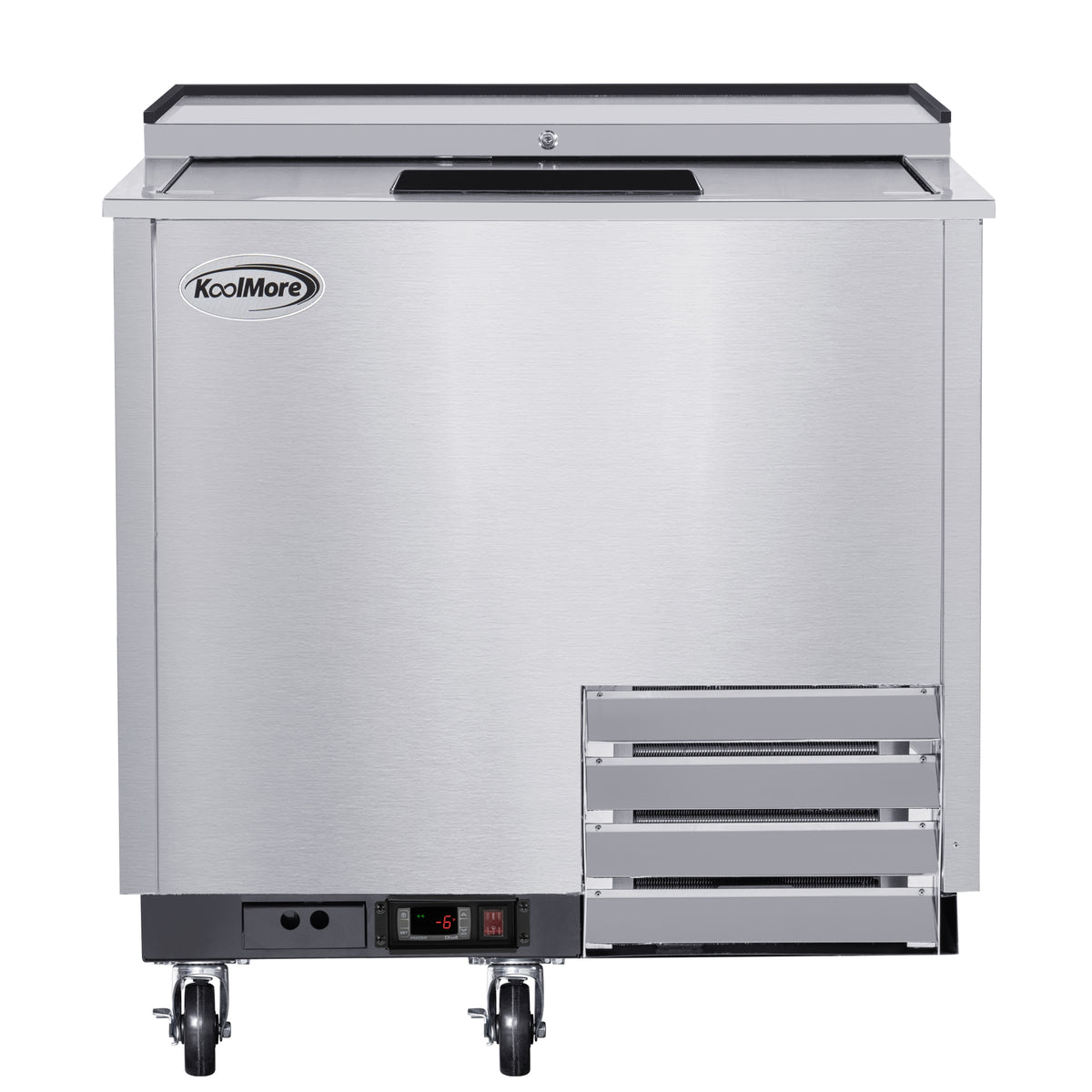KoolMore KM-GF36-SS 36-Inch Glass Froster — 9 cu. ft.