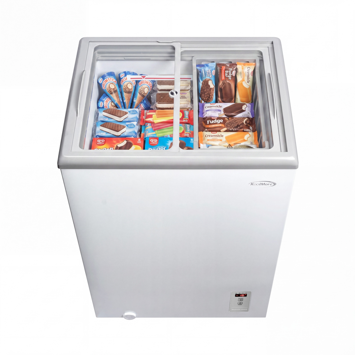 KoolMore KM-ICD-37C 22-Inch Ice Cream Dipping Cabinet — 3.4 cu. ft., 2 Doors