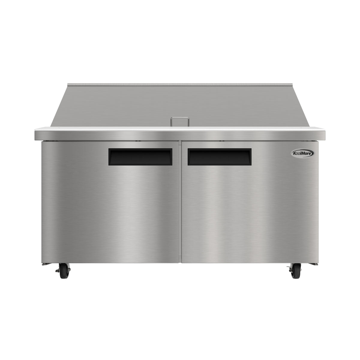KoolMore KM-MPTR60-2D 60-Inch Sandwich / Salad Prep Table — 18.4 cu. ft., 2 Doors, Stainless-Steel