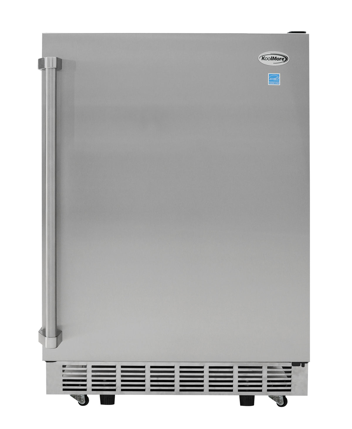 KoolMore KM-OKS-OFRC-58SS 24-Inch Glass Door Merchandiser Refrigerator — 5.5 cu. ft., 1 Door