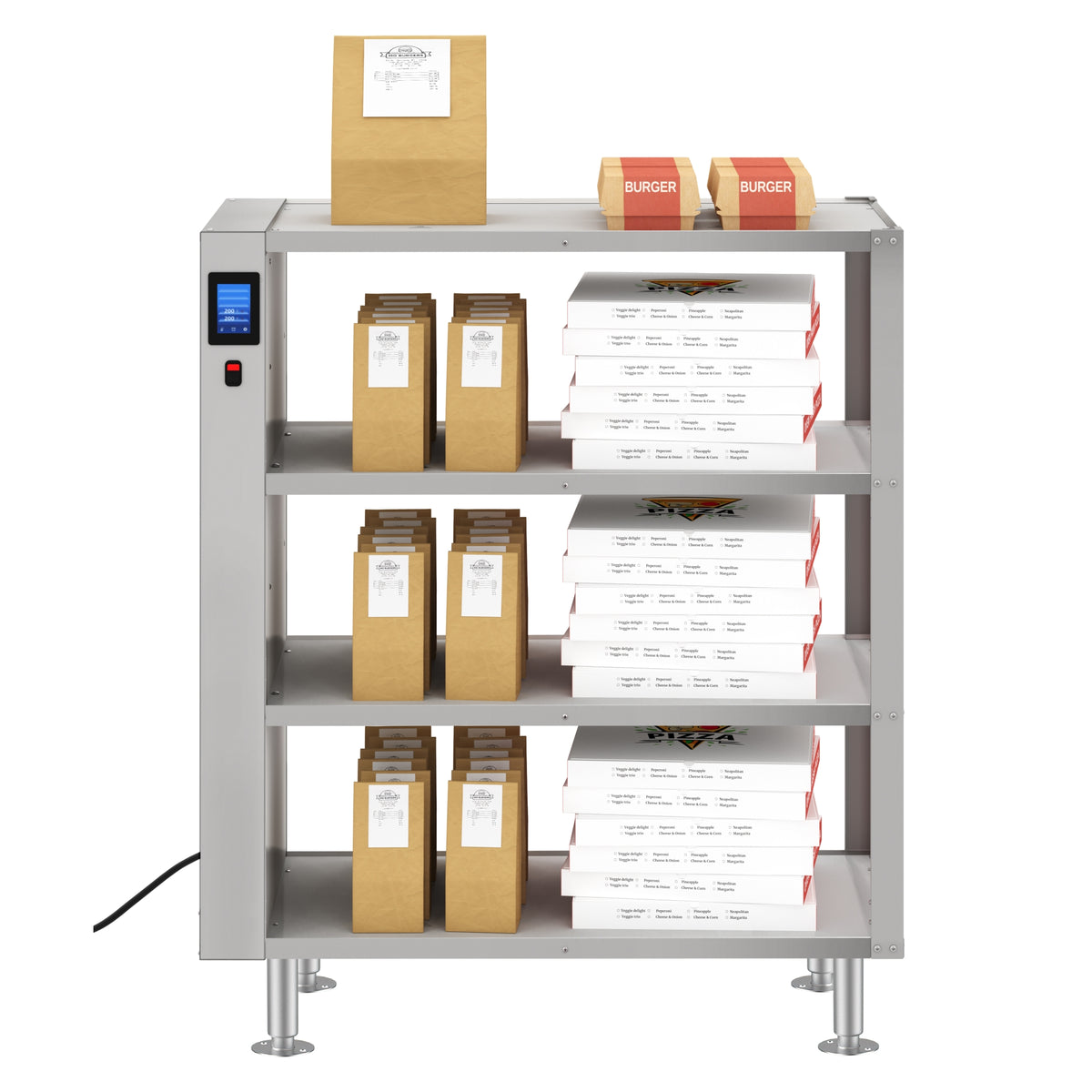 KoolMore KM-WSC-T4 Food Warming Shelf — Stainless-Steel