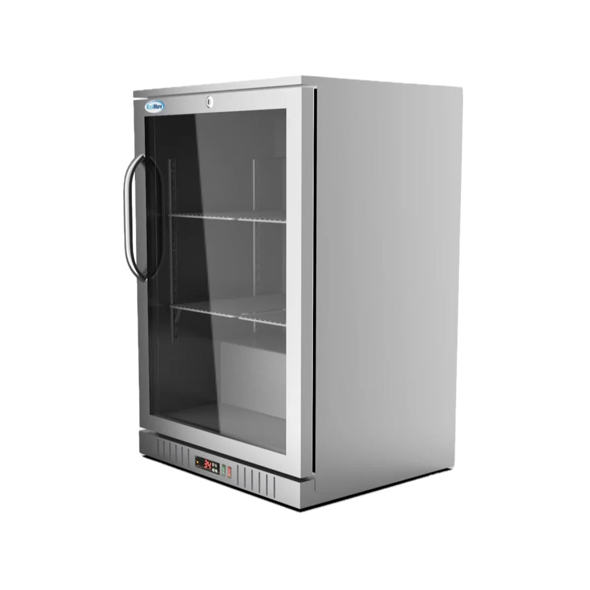 KoolMore BC-1DSW-SS 24-Inch Back Bar Cooler — 4.1 cu. ft., 1 Door, Stainless-Steel