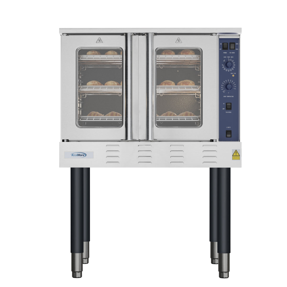 KoolMore KM-CCO54-NG 38-Inch Gas Convection Oven — Stainless-Steel