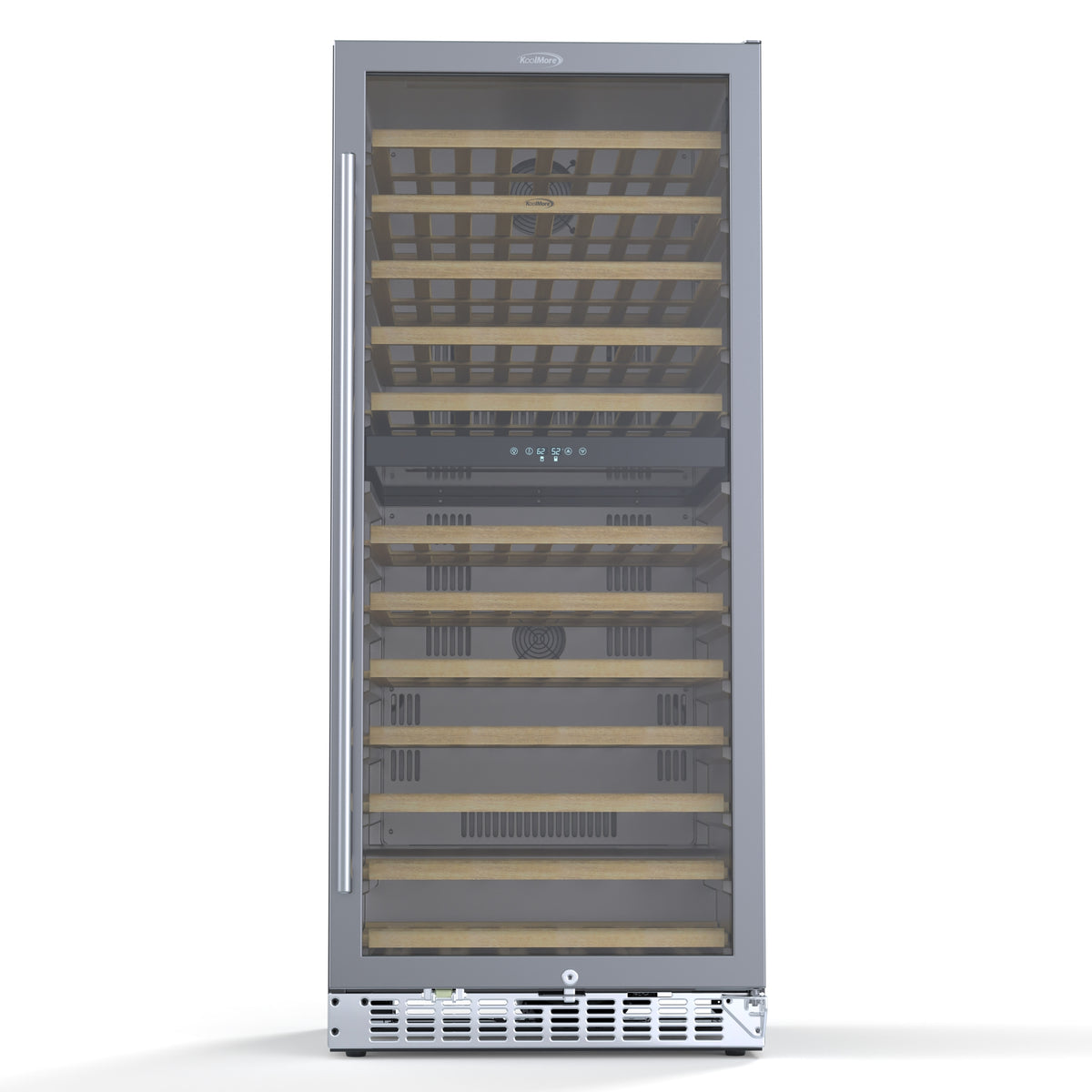 KoolMore KM-CW92DZ-SS 23-Inch Wine Cooler — 9.7 cu. ft., 1 Door, Black