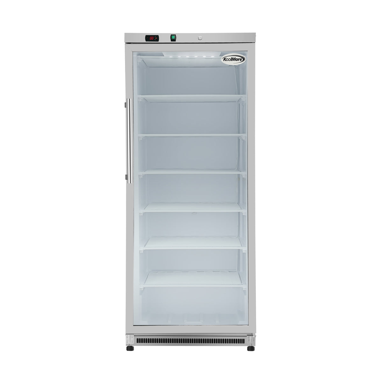 KoolMore KM-FMD20SGD Reach-In Freezer — 21 cu. ft., 1 Door, Stainless Steel