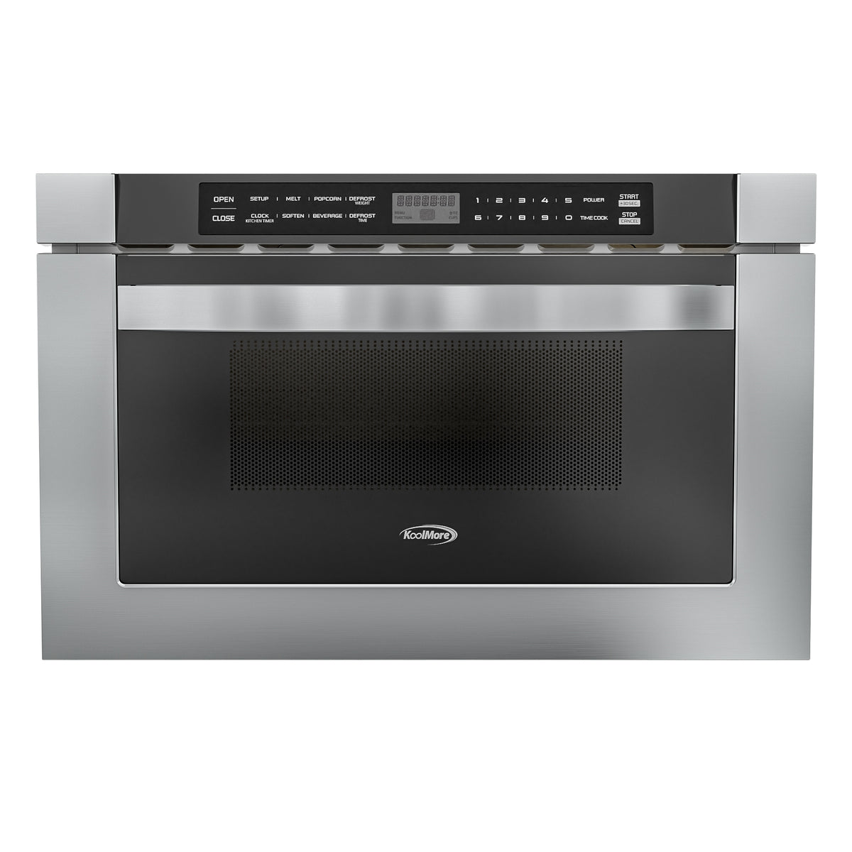 KoolMore KM-MD-1SS 24-Inch Microwave Oven — 1.2 cu. ft., Stainless-Steel