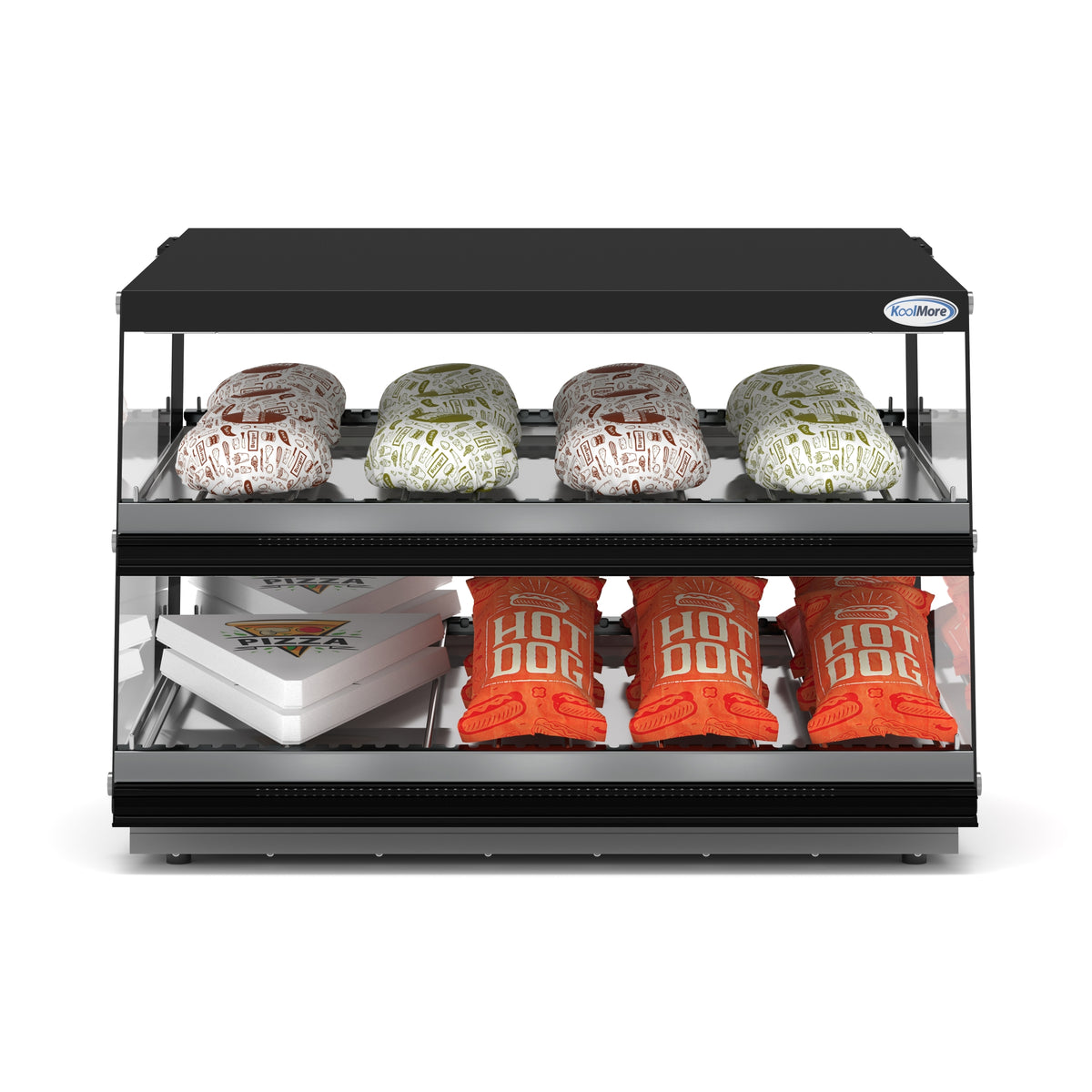 KoolMore KM-OAHD-36 37-Inch Heated Countertop Display Case