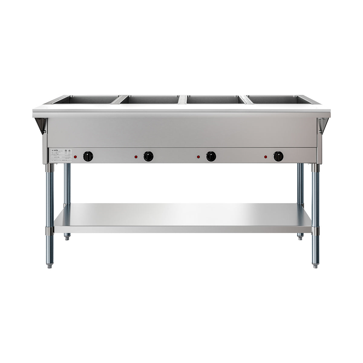 KoolMore KM-OWS-4 Steam Table — Stainless-Steel