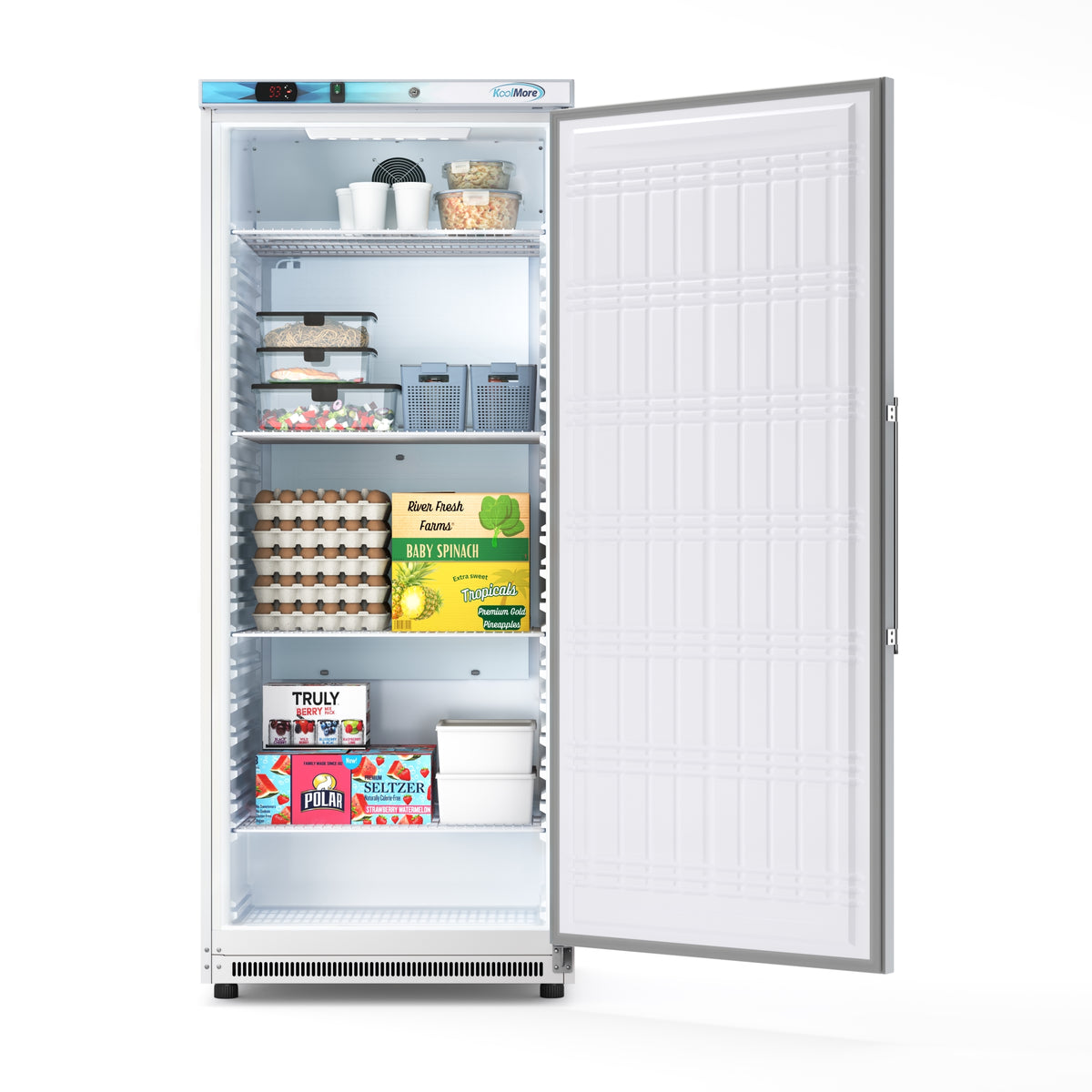 KoolMore KM-RMD20WH Reach-In Refrigerator — 20 cu. ft., 1 Door