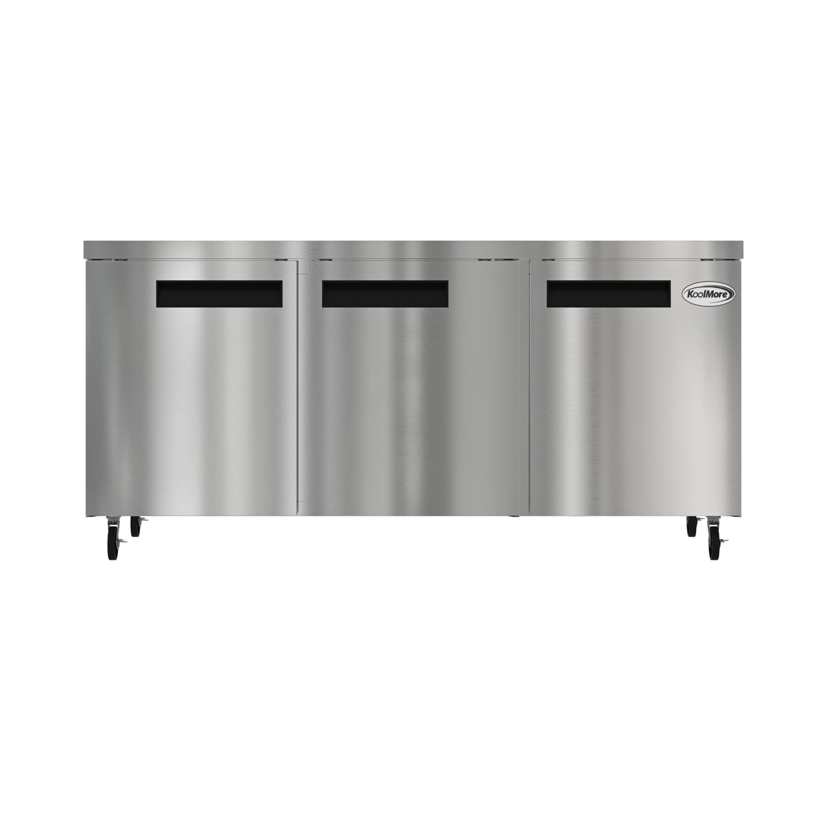 KoolMore KM-UCR-3DSS 72-Inch Undercounter Refrigerator — 18 cu. ft., 3 Doors