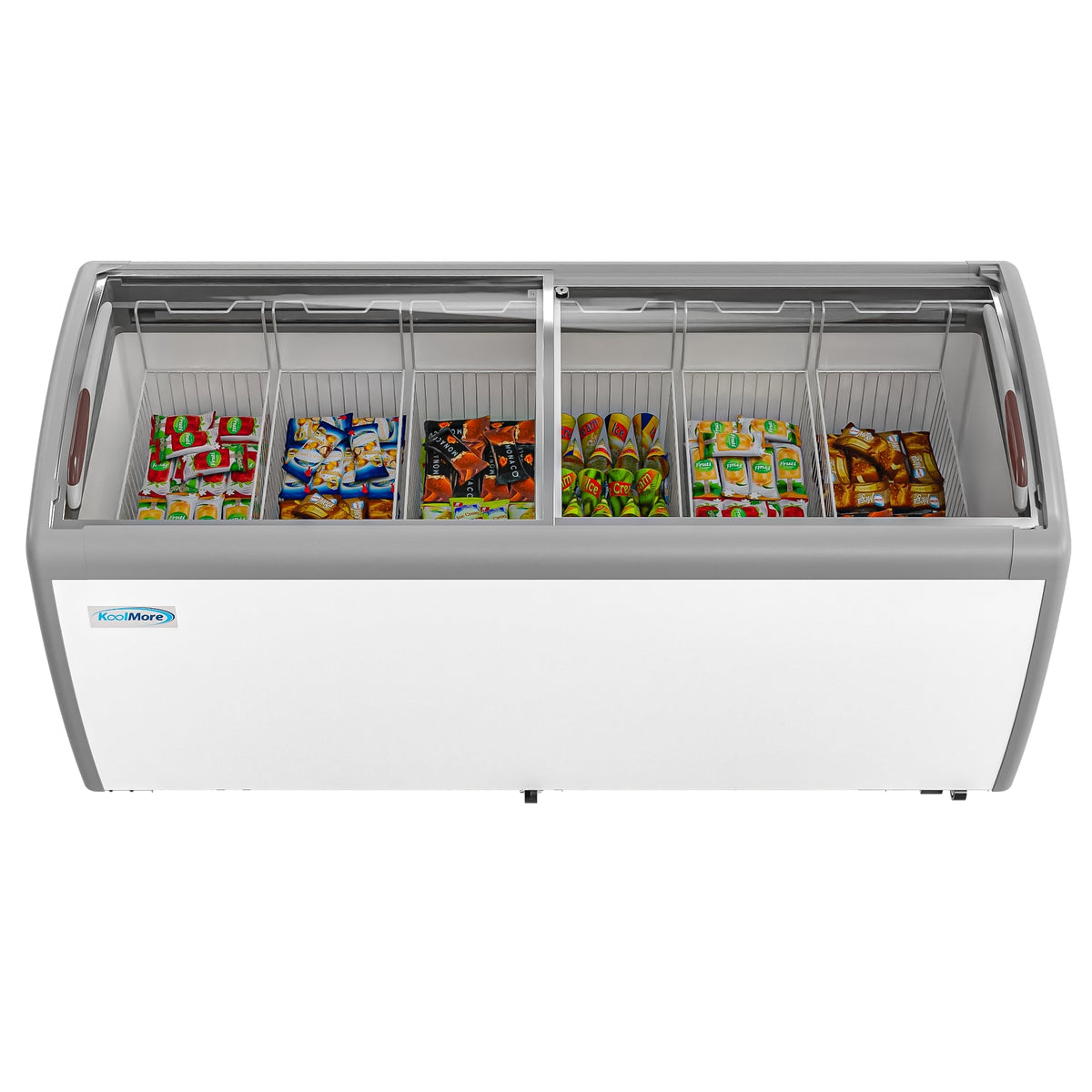 KoolMore MCF-20C 71-Inch Chest Freezer — 20 cu. ft., 2 Doors, White