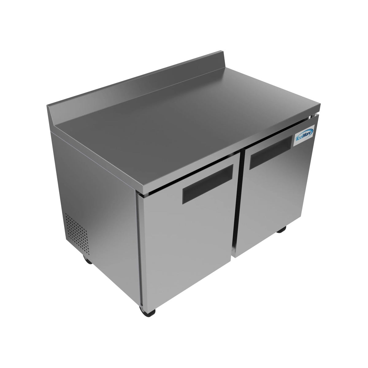 KoolMore RWT-2D-12C 48-Inch Worktop Refrigerator — 12 cu. ft., 2 Doors