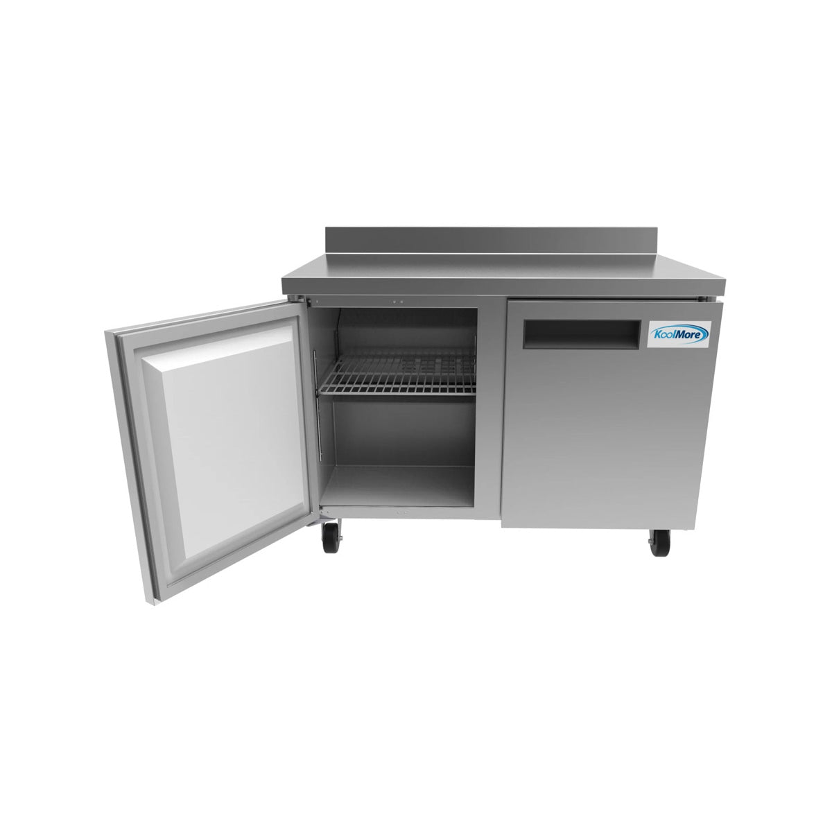 KoolMore RWT-2D-12C 48-Inch Worktop Refrigerator — 12 cu. ft., 2 Doors