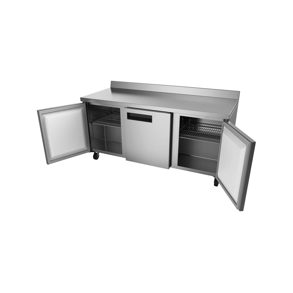 KoolMore RWT-3D-16C 72-Inch Worktop Refrigerator — 16.9 cu. ft., 3 Doors